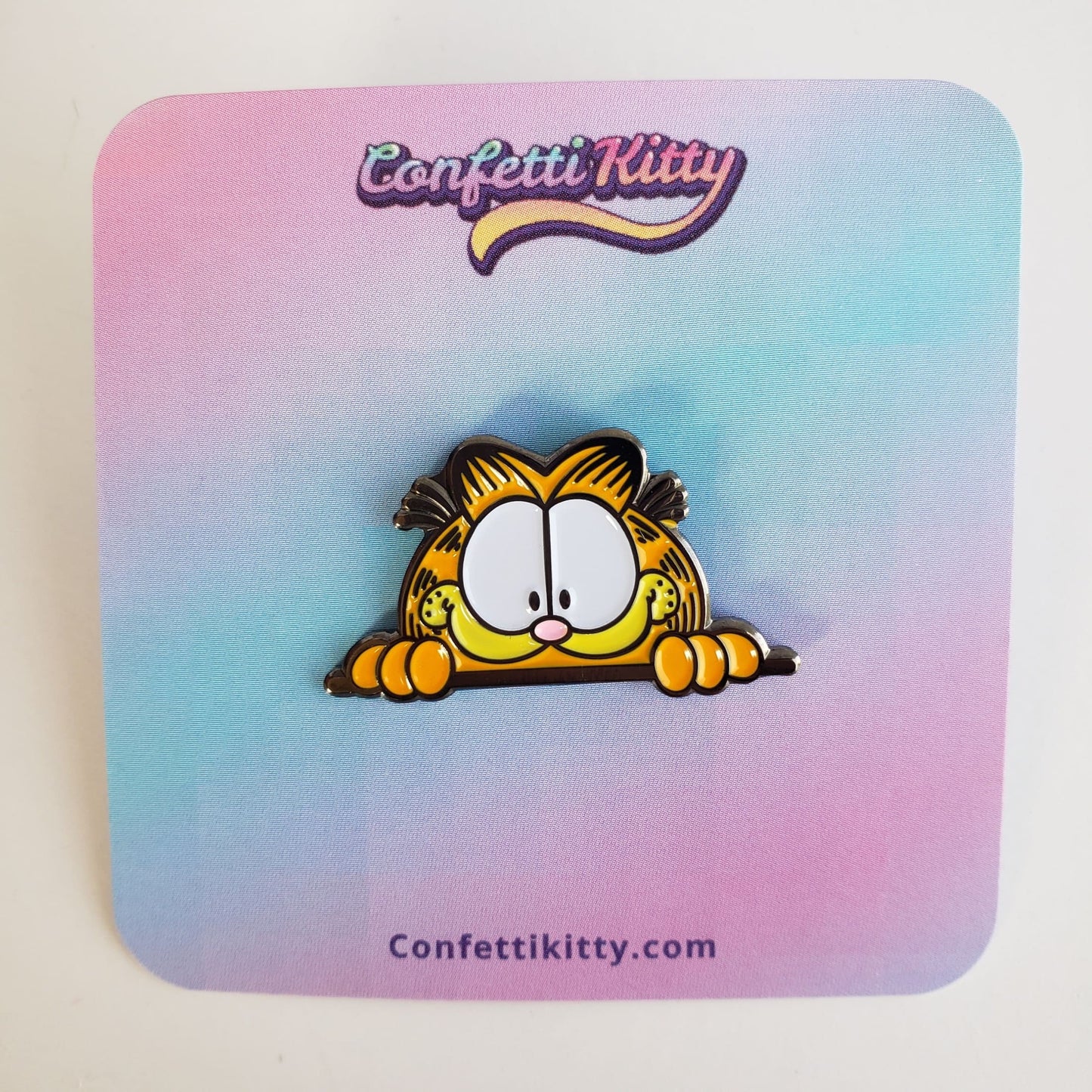 Garfield Enamel Pin from Confetti Kitty, Only 7.99