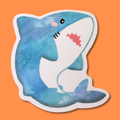 Cute Shark Waterproof Sticker from Confetti Kitty, Only 1.00