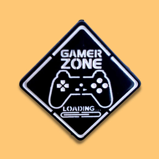 Gamer Zone Enamel Pin from Confetti Kitty, Only 7.99