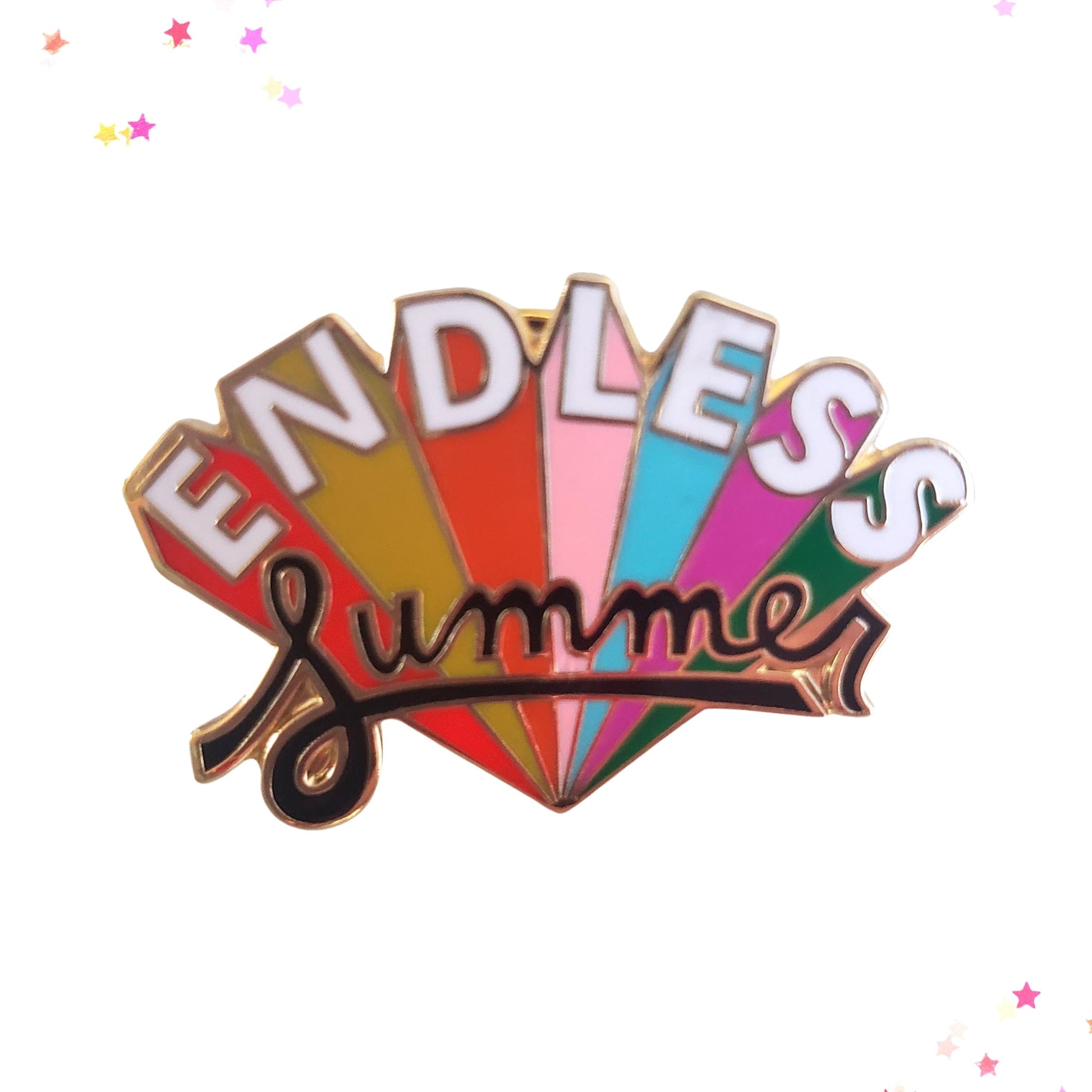 Endless Summer Enamel Pin from Confetti Kitty, Only 7.99