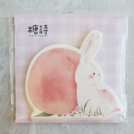Peach Bunny Note Paper from Confetti Kitty, Only 4.99