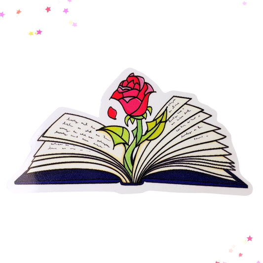 Beauty of a Good Book Waterproof Sticker from Confetti Kitty, Only 1.00