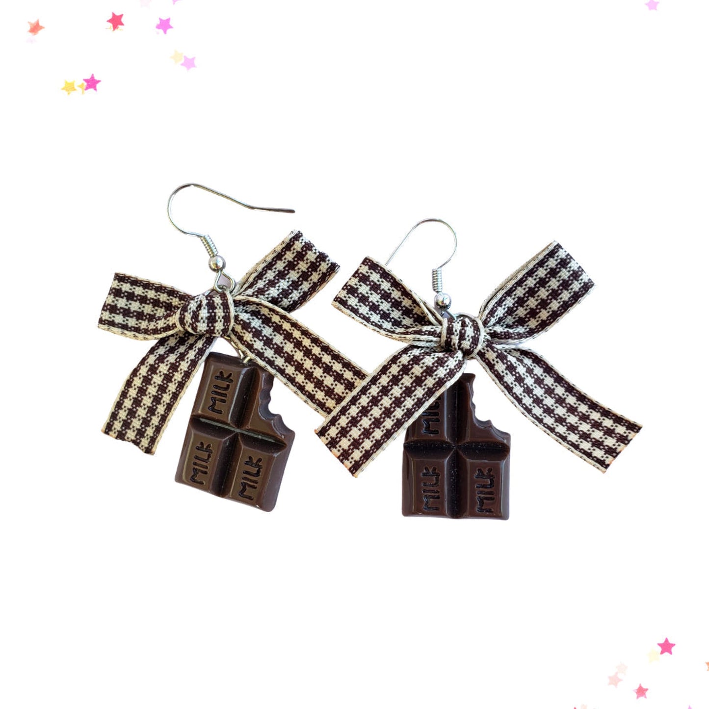 Belgian Chocolate Bar Dangle Earrings from Confetti Kitty, Only 7.99