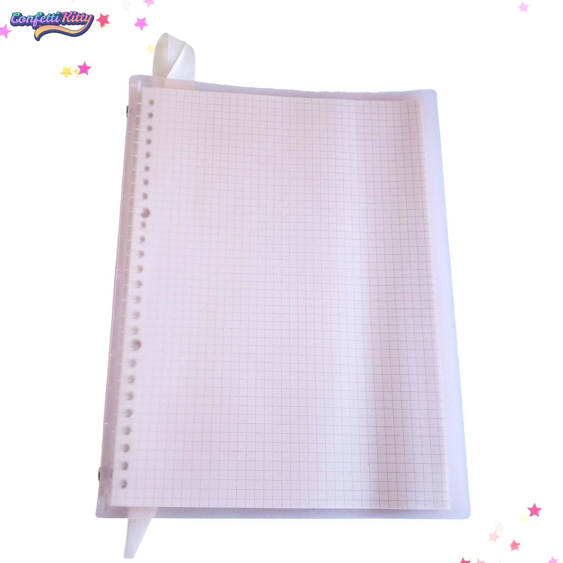 Notebook with Translucent Cover from Confetti Kitty, Only 7.99