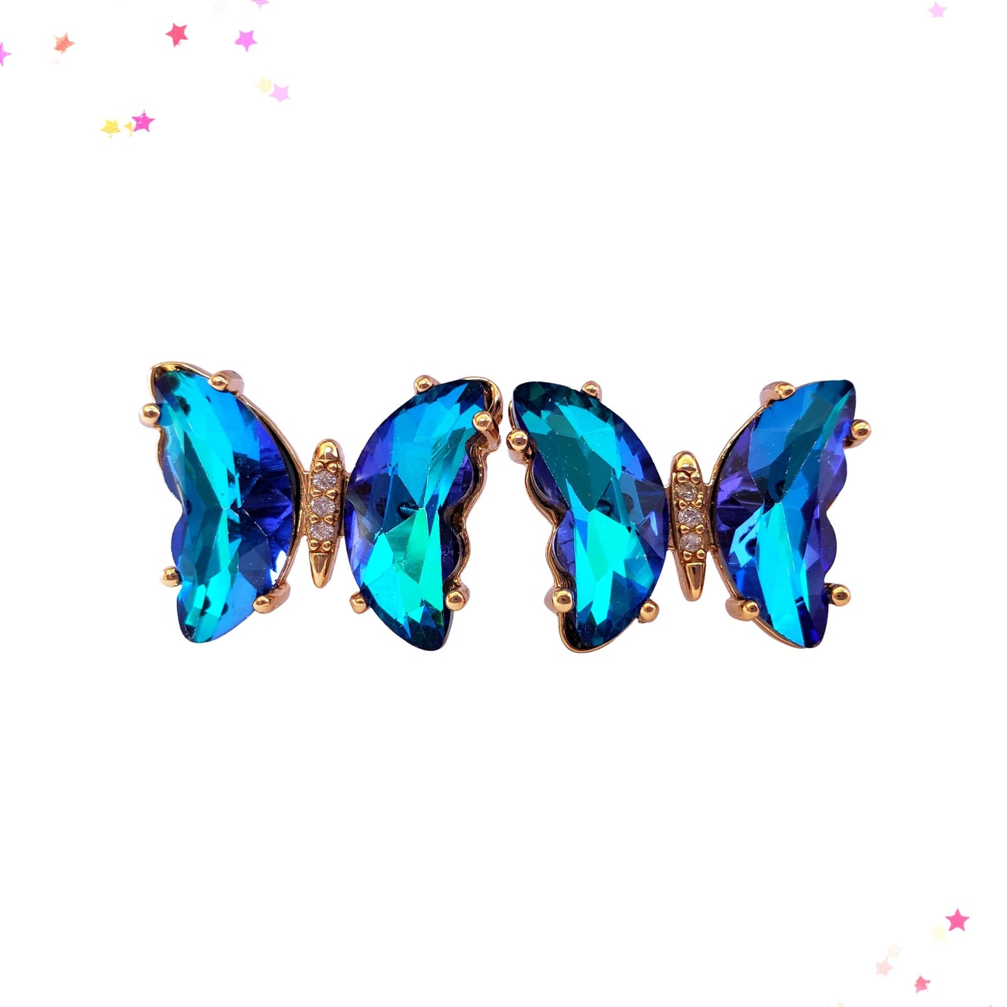 Butterfly Earrings in Ultramarine from Confetti Kitty, Only 12.99