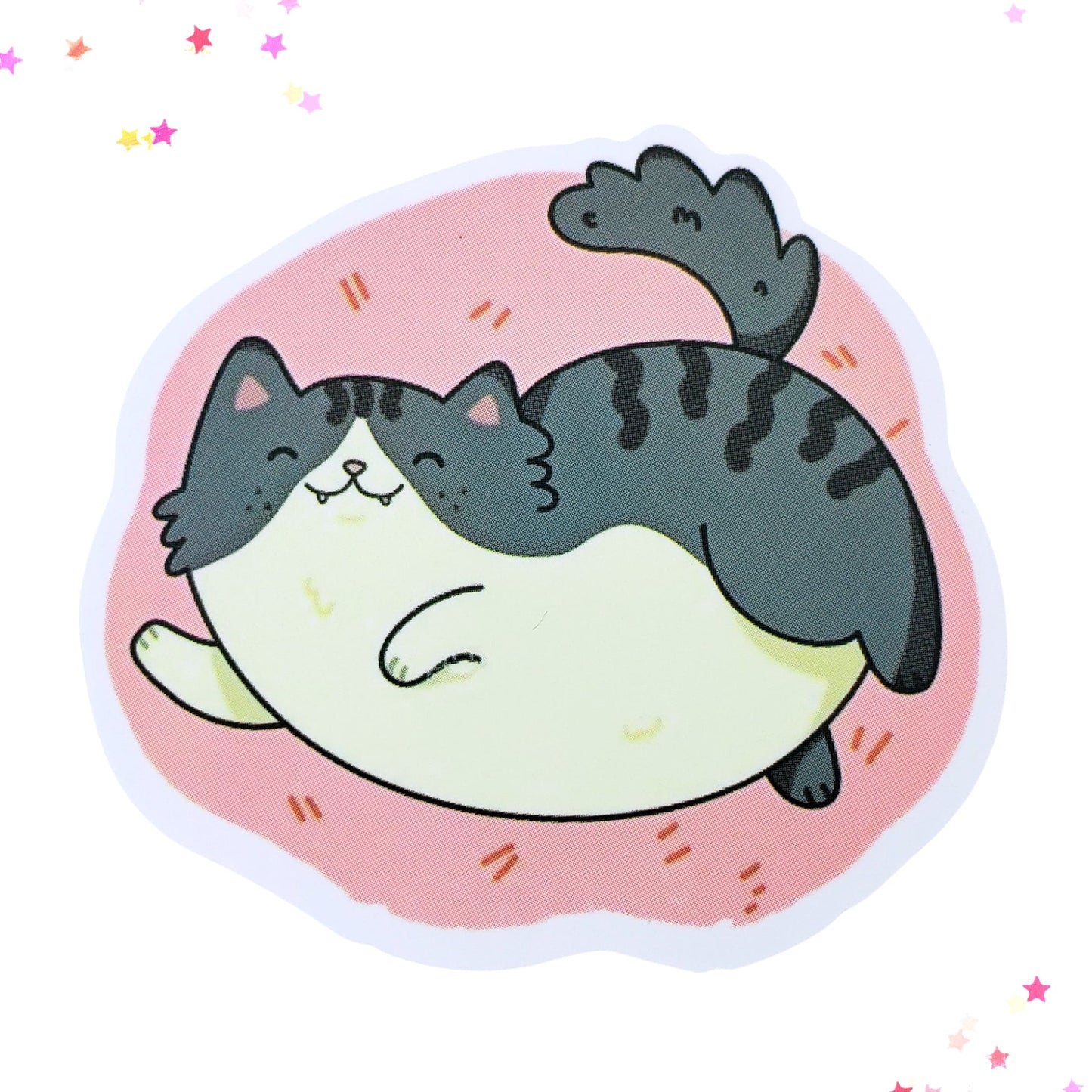 Catnip Kitty Waterproof Sticker from Confetti Kitty, Only 1.00