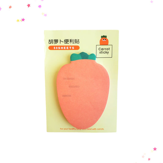 Cute Carrot Sticky Note Pad from Confetti Kitty, Only 2.99