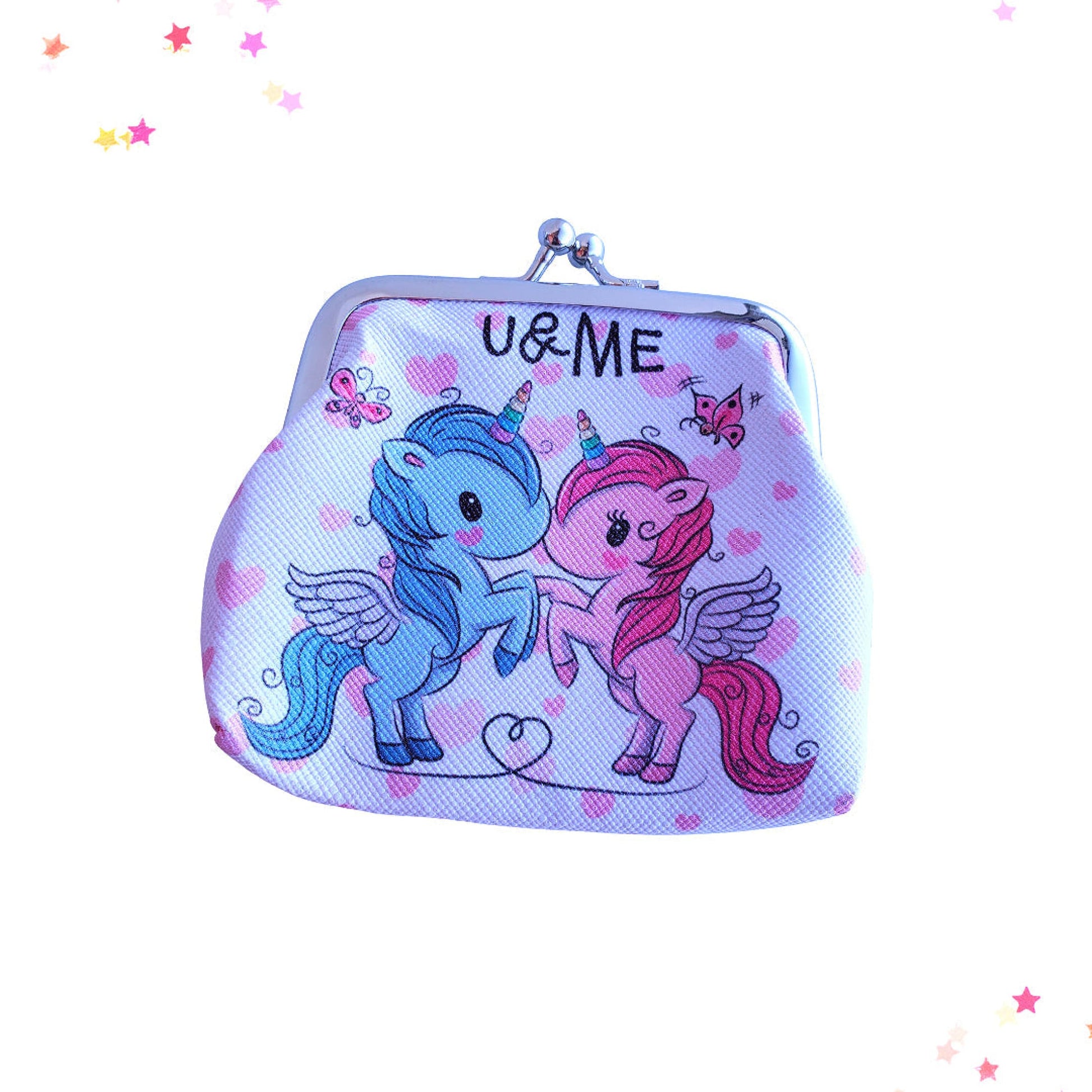 Easy-Open Unicorn Coin Purse in Duo from Confetti Kitty, Only 4.99