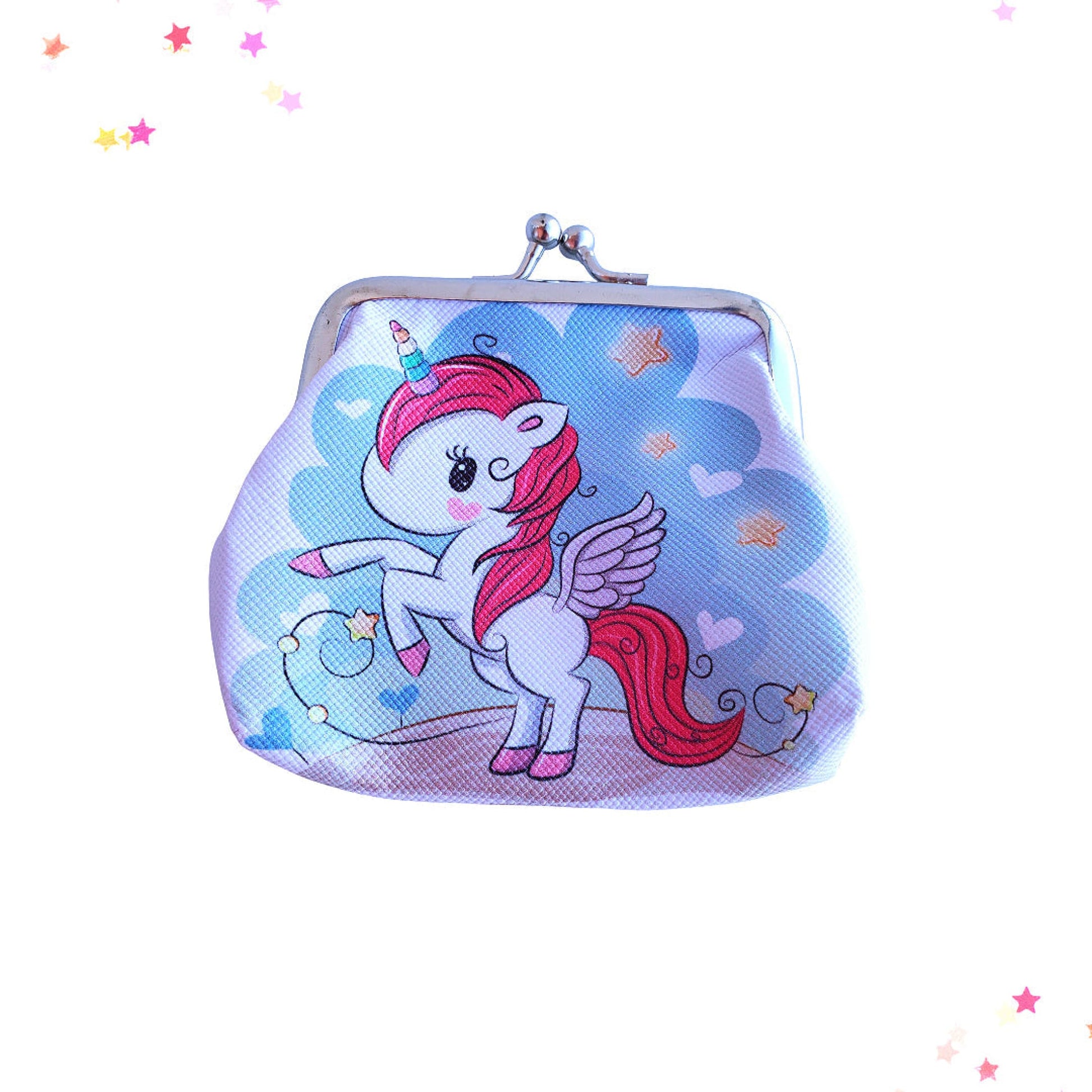 Easy-Open Unicorn Coin Purse in Solo from Confetti Kitty, Only 4.99