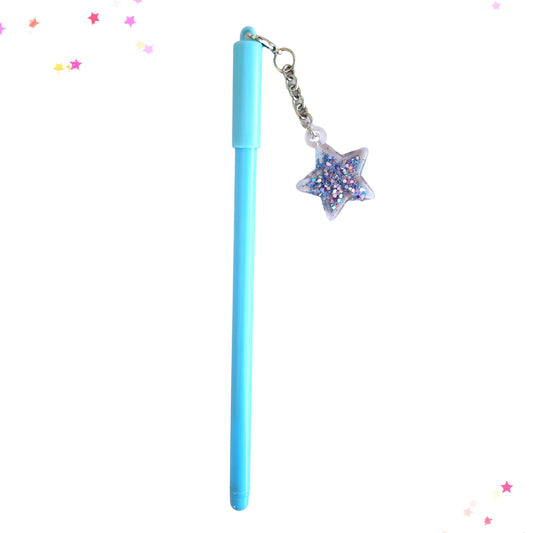 Glittery Star Charm Gel Pen from Confetti Kitty, Only 2.99