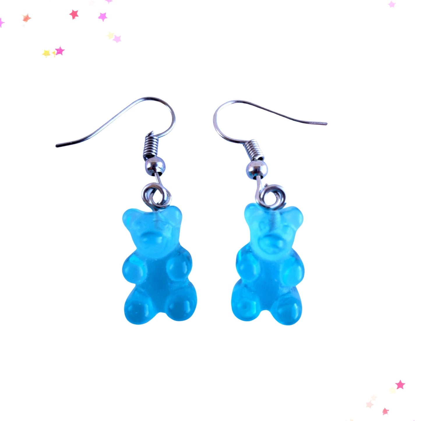 Gummy Bear Drop Earrings in Blue Raspberry from Confetti Kitty, Only 3.99