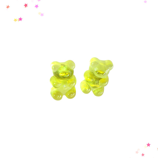 Gummy Bear Post Earrings in Lemon from Confetti Kitty, Only 3.99