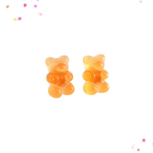 Gummy Bear Post Earrings in Orange Mango from Confetti Kitty, Only 3.99