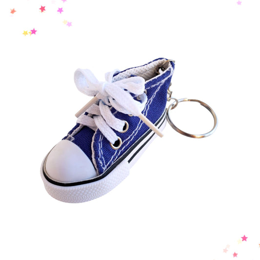 High Top Sneaker Shoe Keychain Bag Charm in Blue from Confetti Kitty, Only 7.99