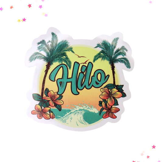 Hilo Hawaii Waterproof Sticker from Confetti Kitty, Only 1.00