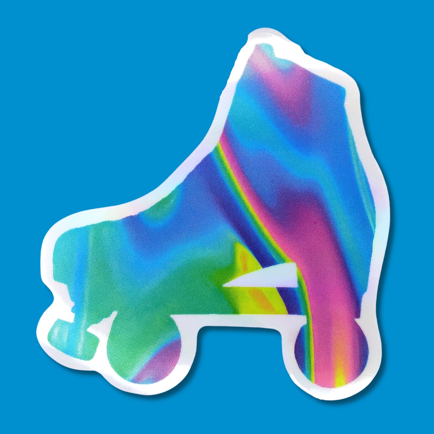 Holographic Roller Skate Waterproof Sticker from Confetti Kitty, Only 1.0