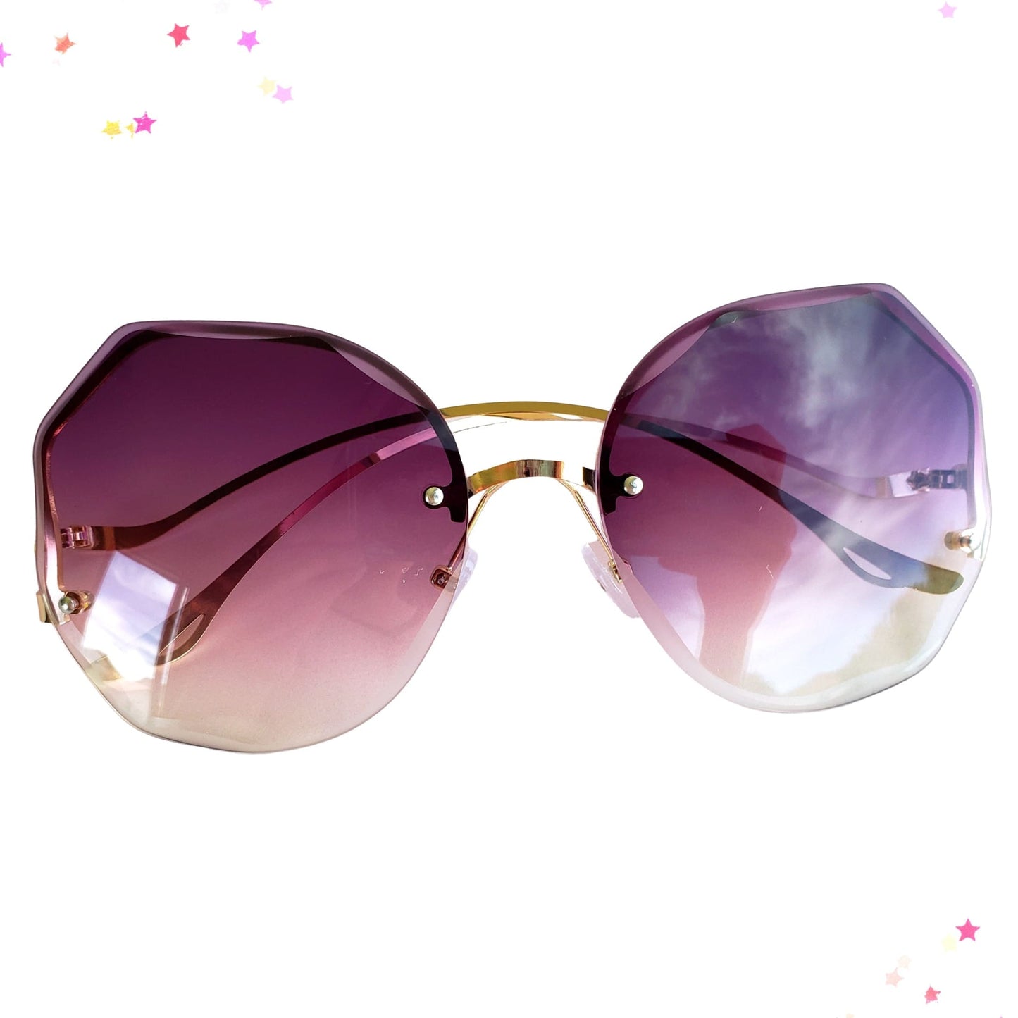 Iconic Sunglasses in Orchid from Confetti Kitty, Only 12.99