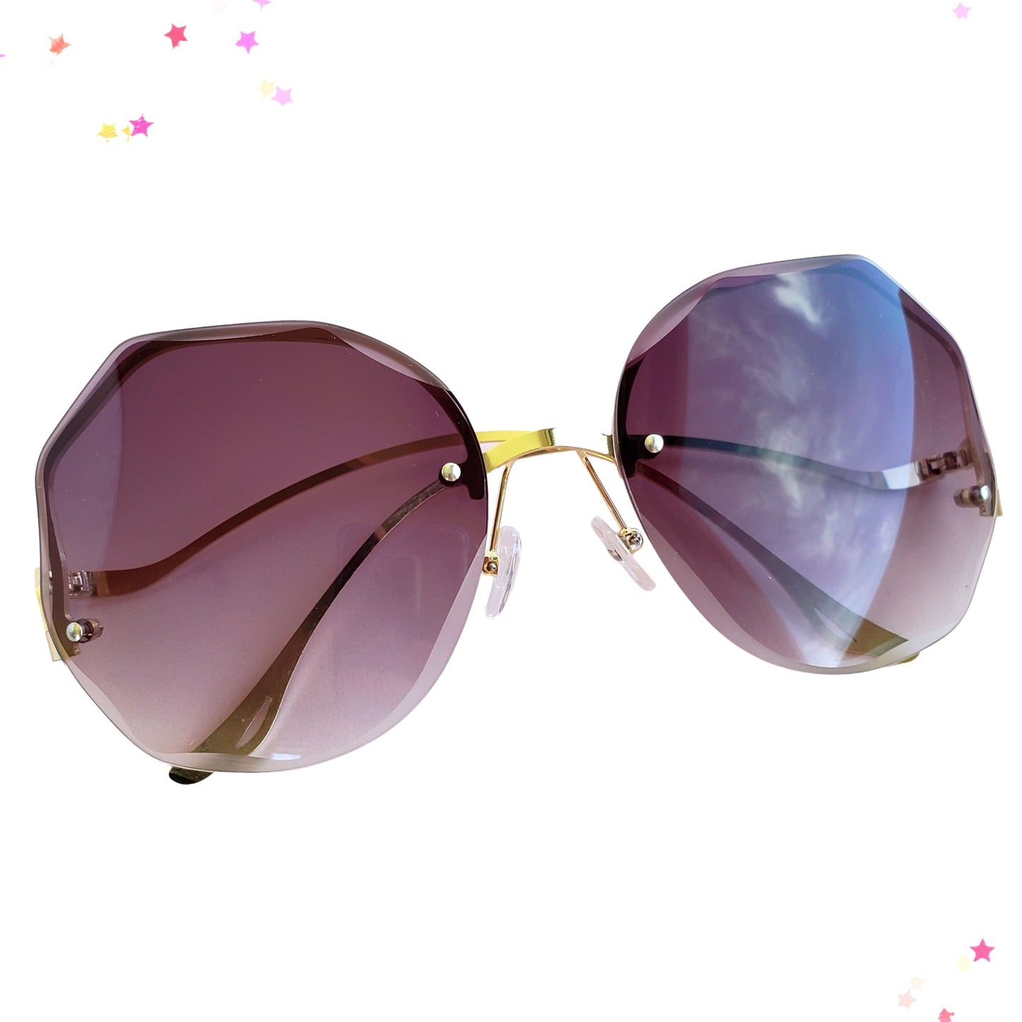 Iconic Sunglasses in Smoky Gray from Confetti Kitty, Only 12.99