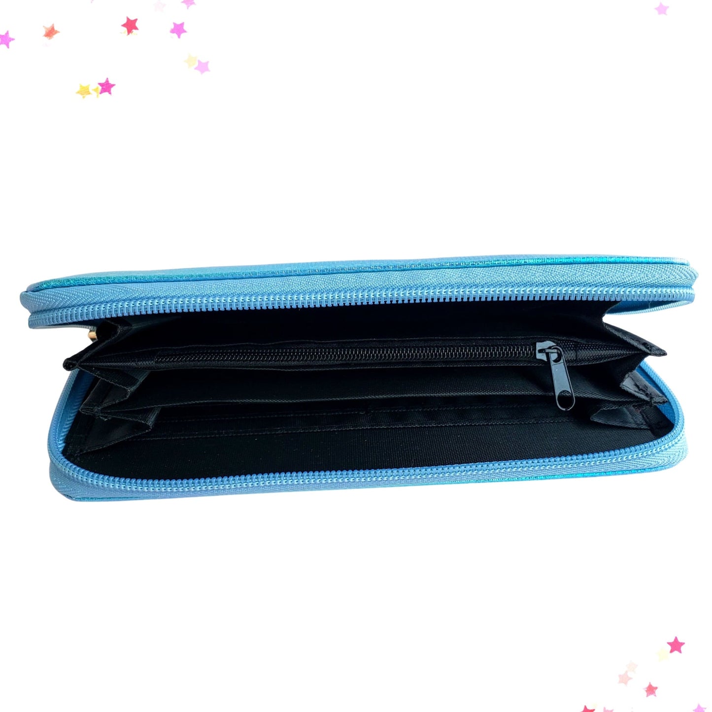 Iridescent Blue Mermaid Tail Wallet from Confetti Kitty, Only 18.99
