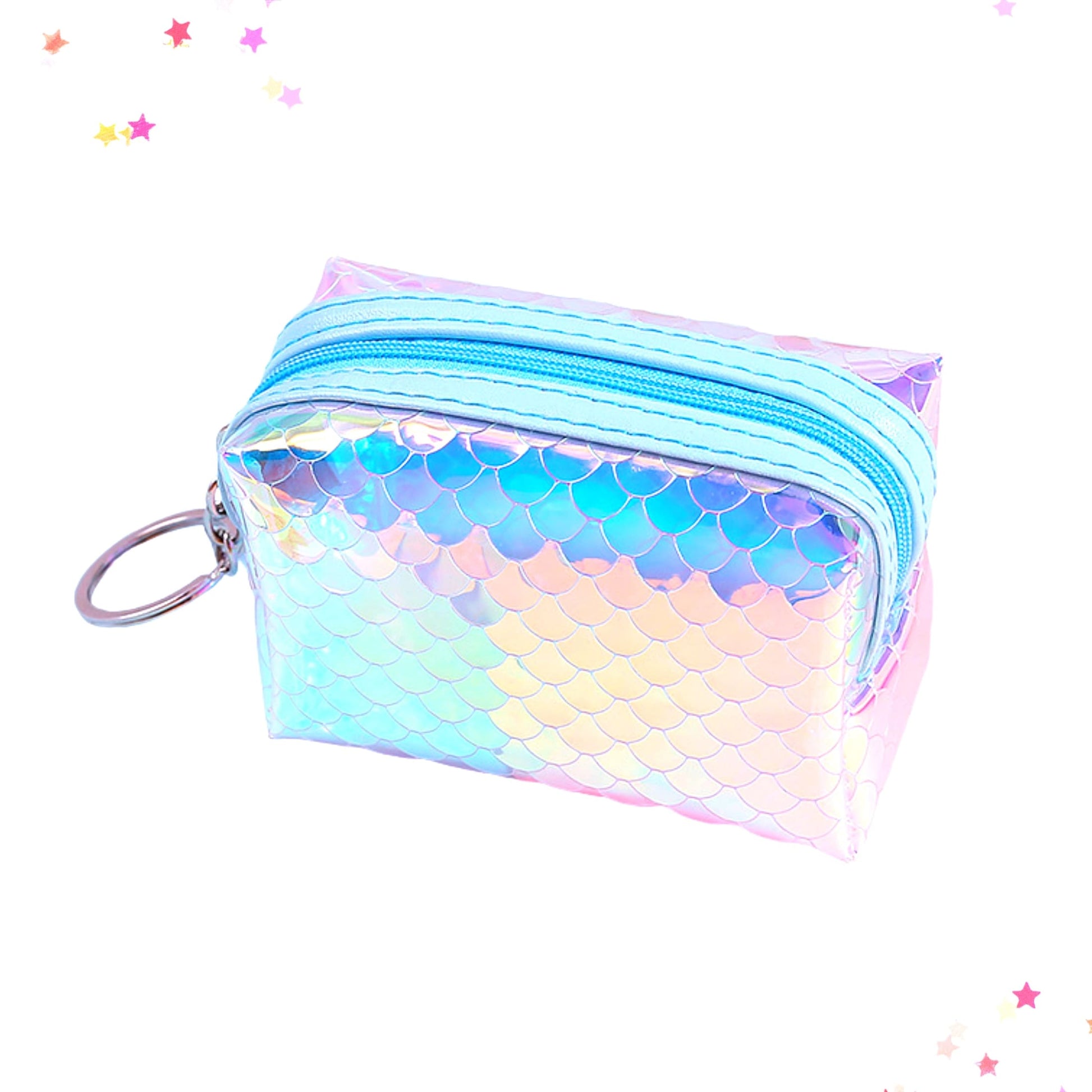 Iridescent Mermaid Scale Zipper Bag from Confetti Kitty, Only 6.99