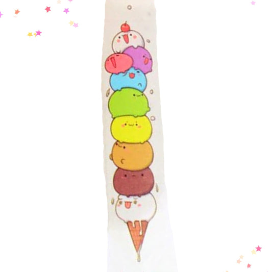 Kawaii Ice Cream Cone Washi Tape from Confetti Kitty, Only 6.99