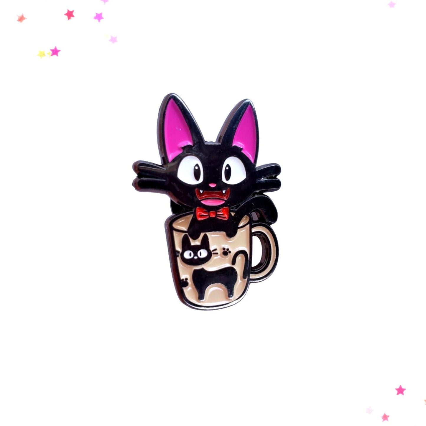 Kiki's Delivery Service Jiji Mug Enamel Pin from Confetti Kitty, Only 7.99