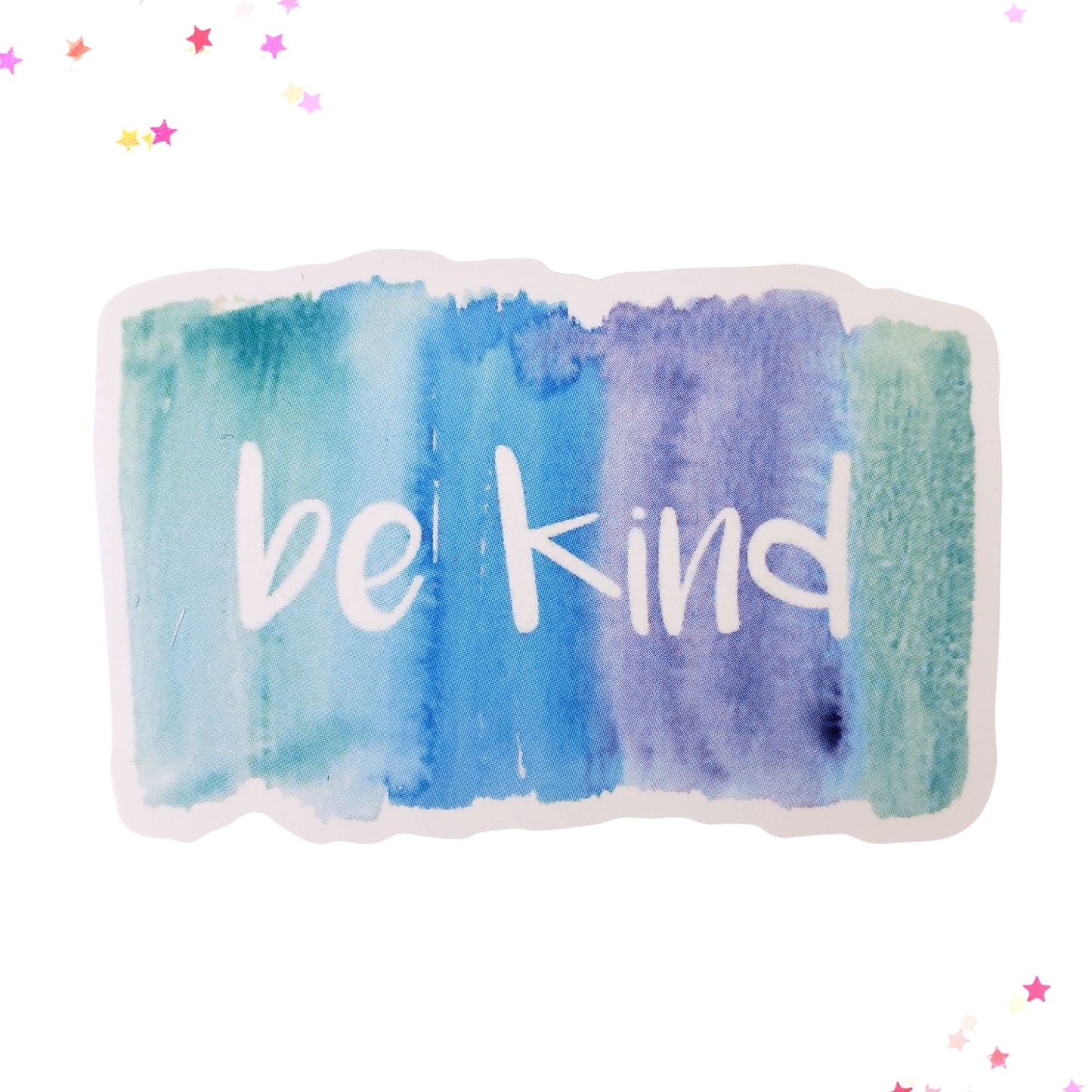 Be Kind Waterproof Sticker from Confetti Kitty, Only 1.00