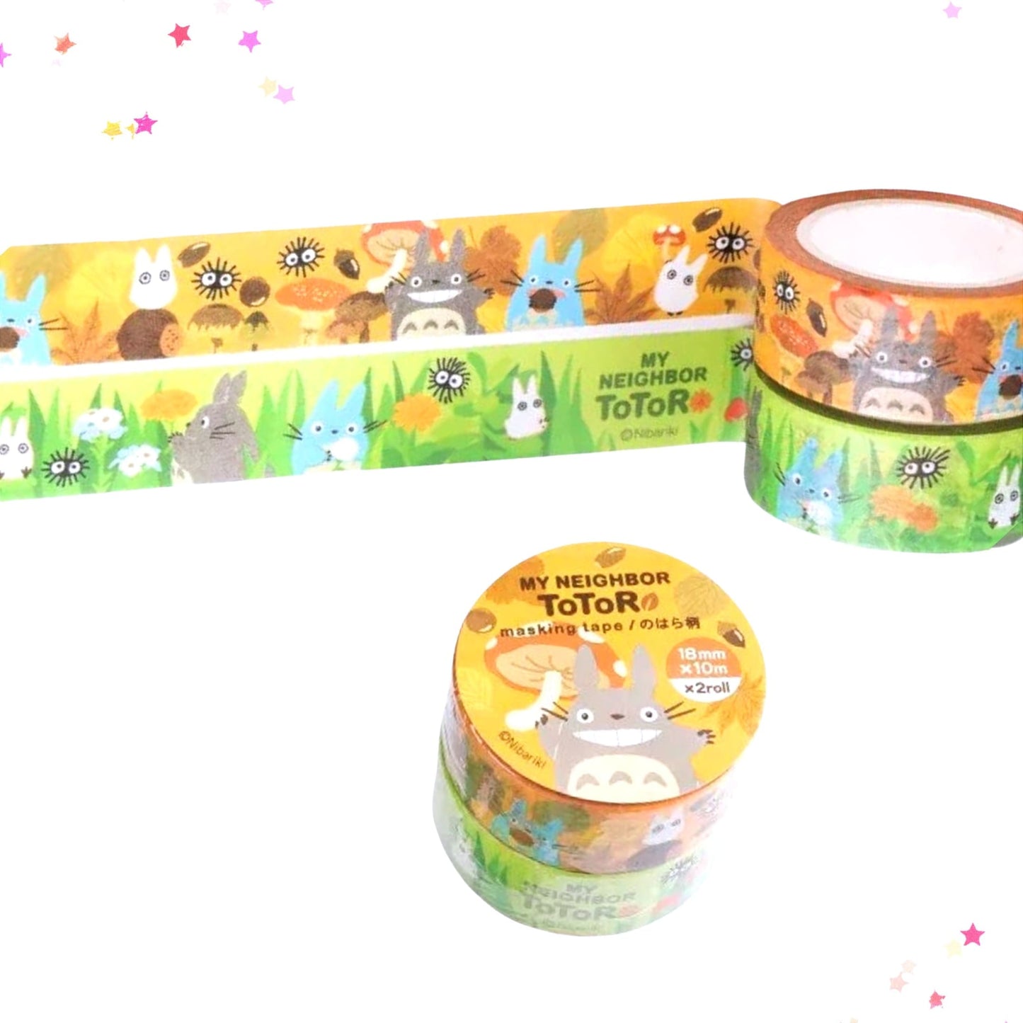 My Neighbor Totoro Spring & Autumn Washi Tape Set from Confetti Kitty, Only 8.00