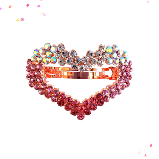 Ombre Crystal Heart Hair Clip from Confetti Kitty, Only 5.99