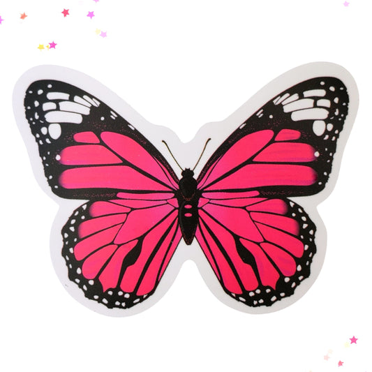 Persian Rose Butterfly Waterproof Sticker from Confetti Kitty, Only 1.00