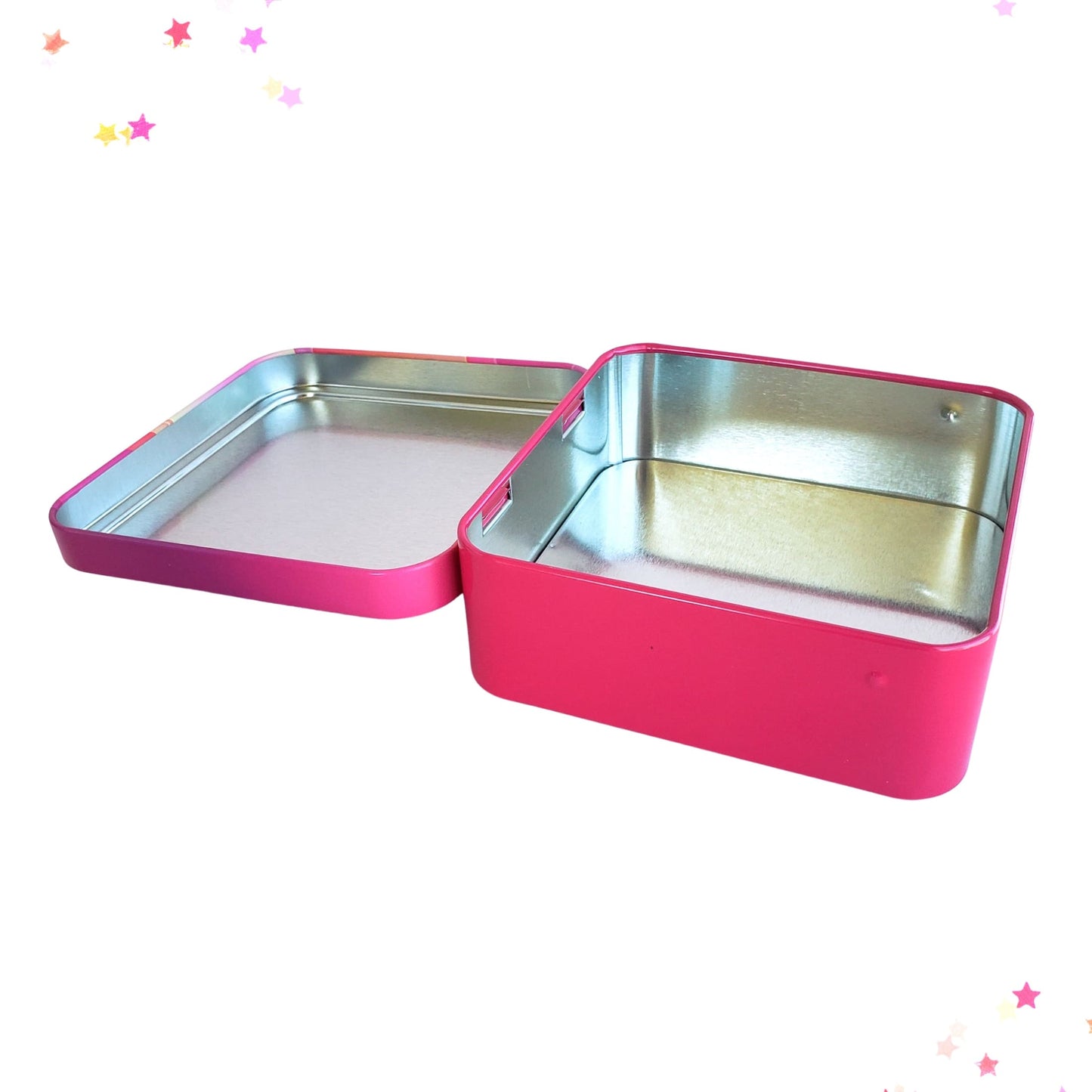 Pink Waves Tin Storage Box from Confetti Kitty, Only 3.99