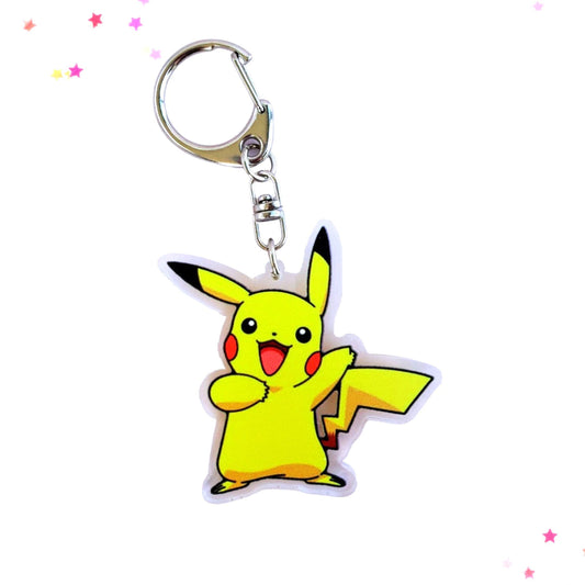 Pokemon Ta-Da Pikachu Acrylic Keychain from Confetti Kitty, Only 9.99