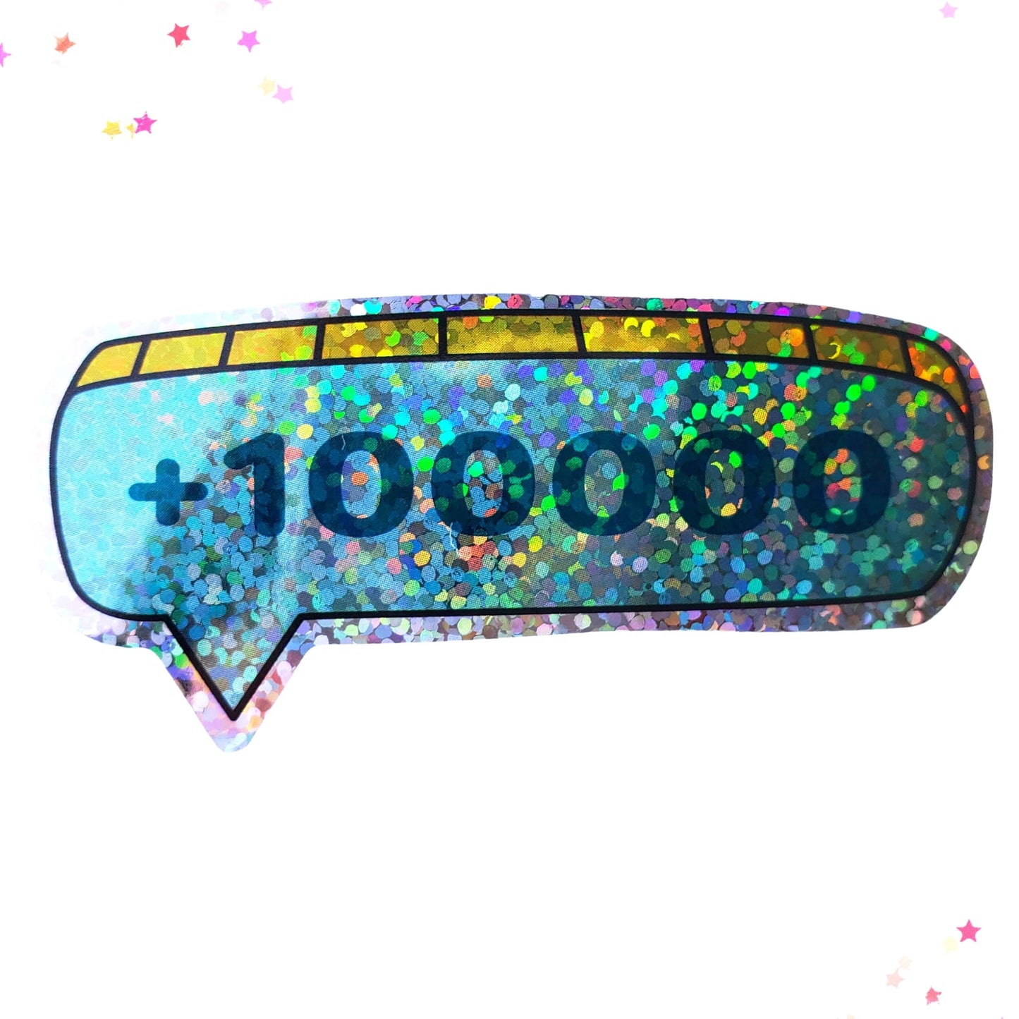 Premium Sticker - Sparkly Holographic Glitter +100000 from Confetti Kitty, Only 2.00