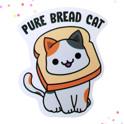Pure Bread Cat Waterproof Sticker from Confetti Kitty, Only 1.00