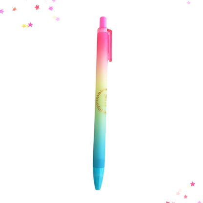 Rainbow Gradient Italian Ballpoint Pen Set from Confetti Kitty, Only 4.99
