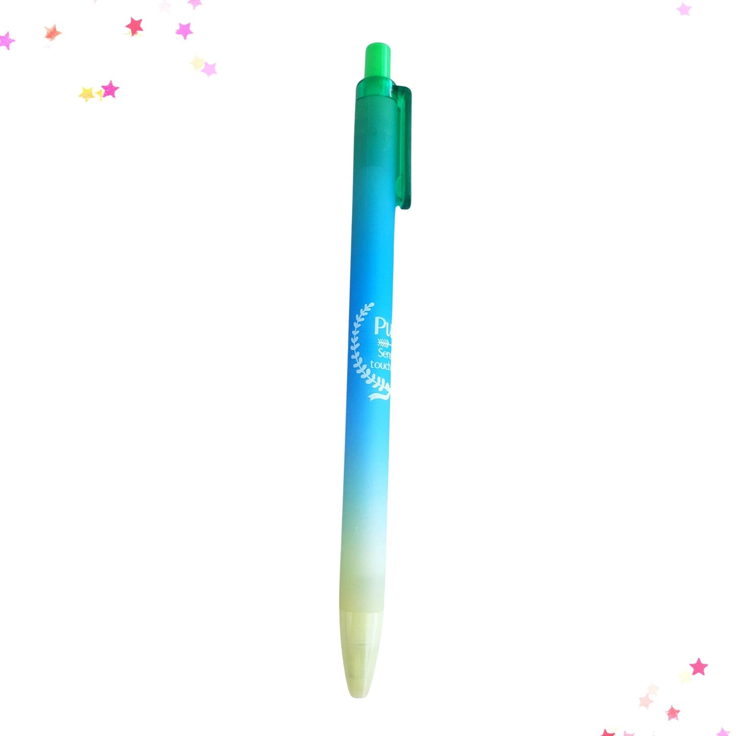 Rainbow Gradient Italian Ballpoint Pen Set from Confetti Kitty, Only 4.99