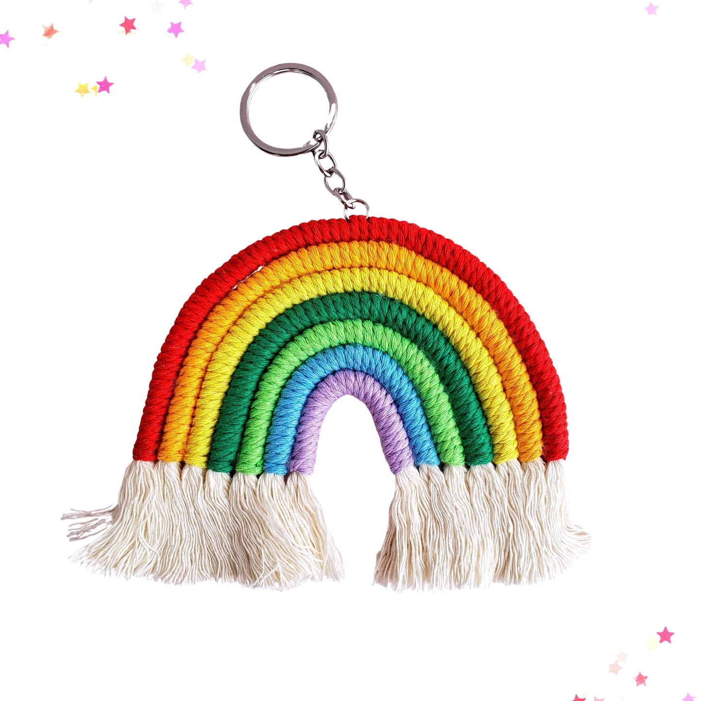 Rainbow Tassel Bag Charm from Confetti Kitty, Only 9.99
