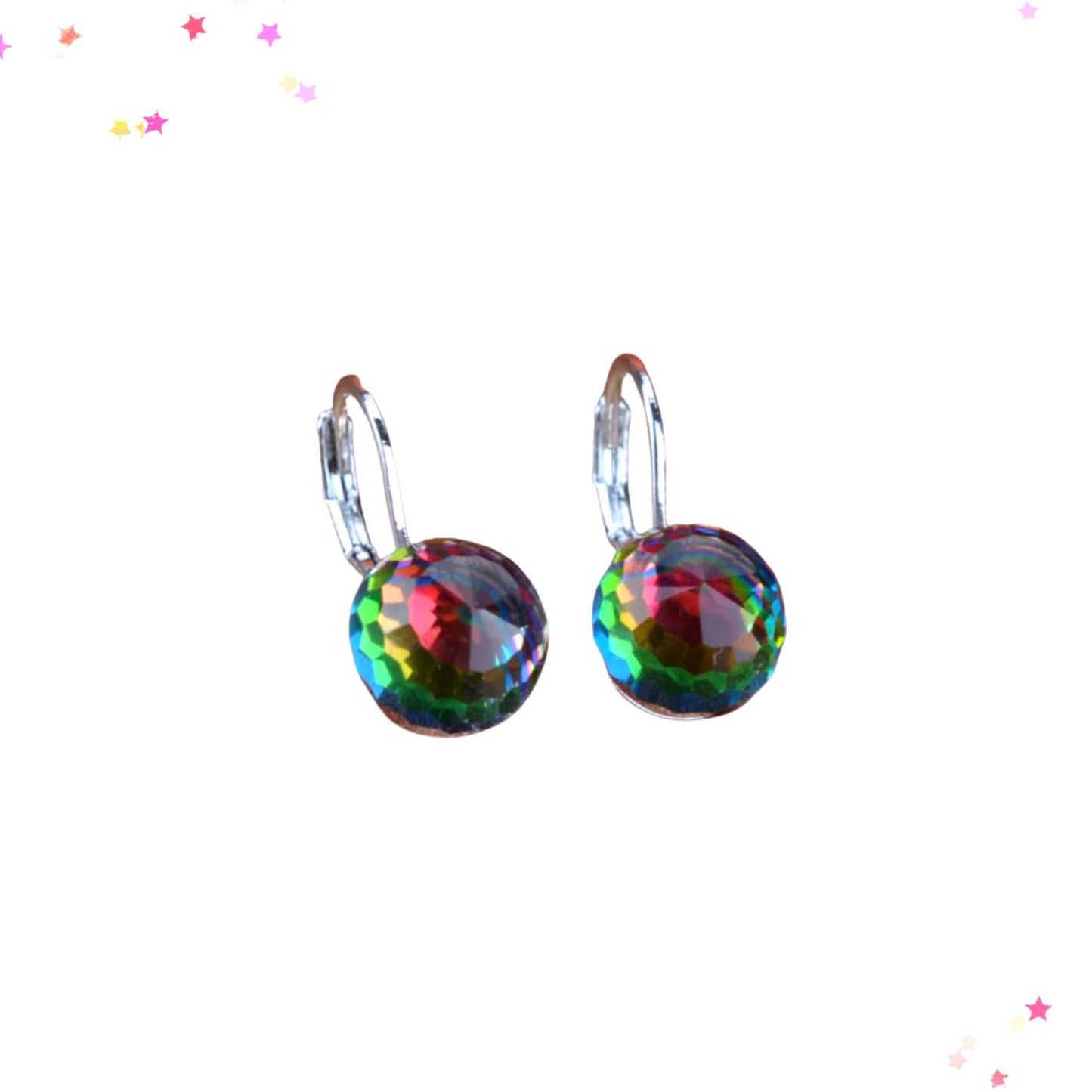 Retro Crystal Ball Prism Earrings from Confetti Kitty, Only 7.99