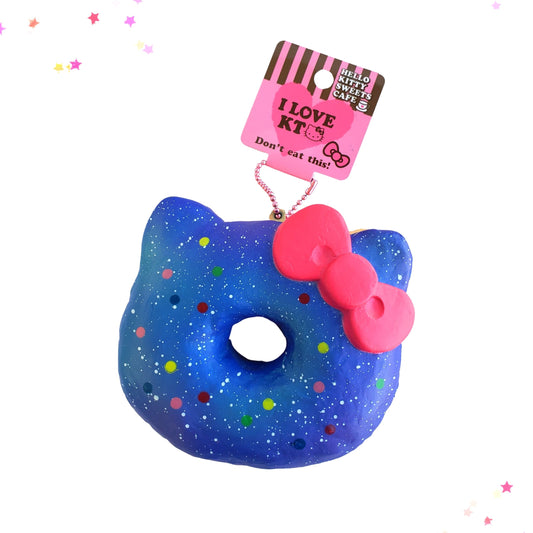 Hello Kitty Sweets Café Blue Galaxy Doughnut Squishy Bag Charm from Confetti Kitty, Only 14.99
