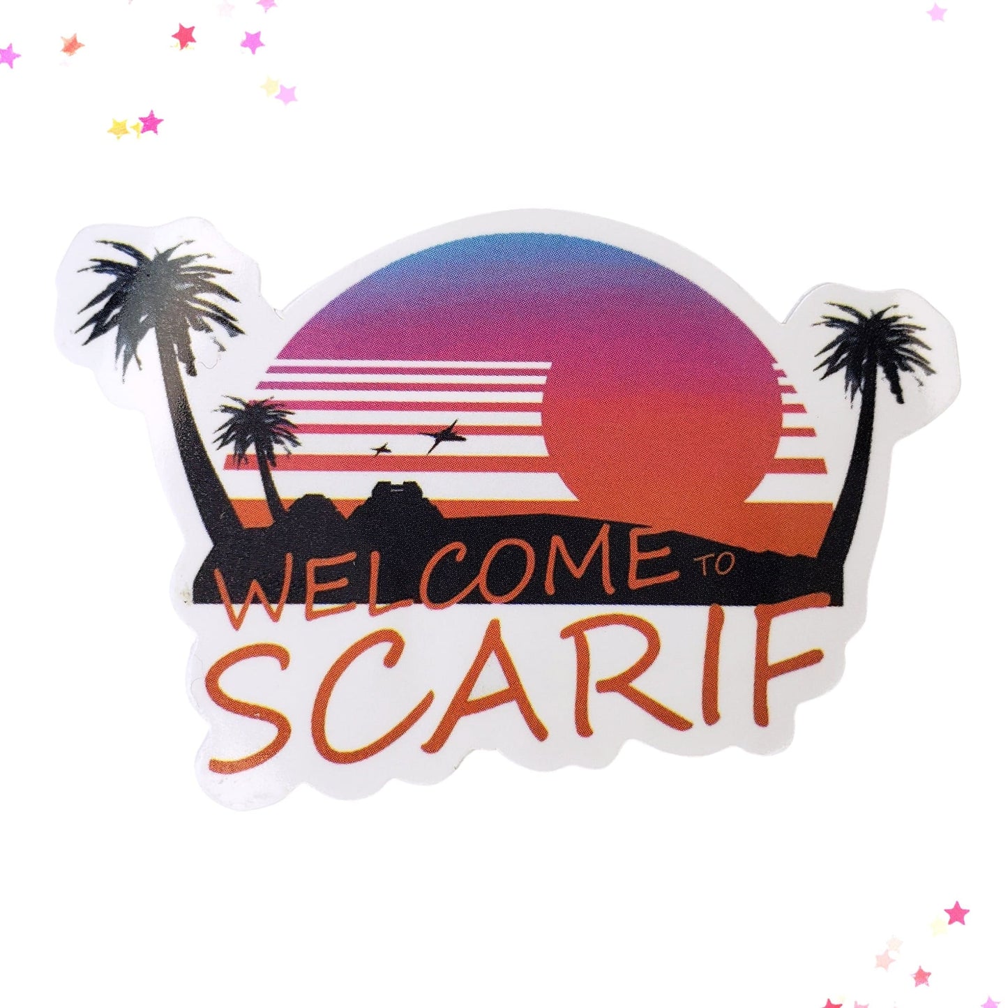 Scarif Beach (Star Wars Rogue One) Waterproof Sticker from Confetti Kitty, Only 1.00