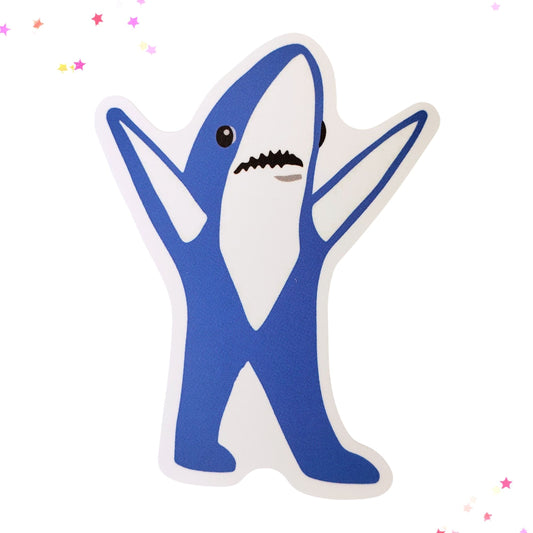 Shark Guy Waterproof Sticker from Confetti Kitty, Only 1.00
