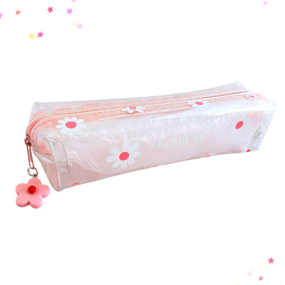 Sparkly Daisy Pencil Case Makeup Bag from Confetti Kitty, Only 6.99