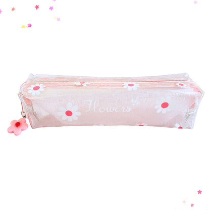 Sparkly Daisy Pencil Case Makeup Bag from Confetti Kitty, Only 6.99