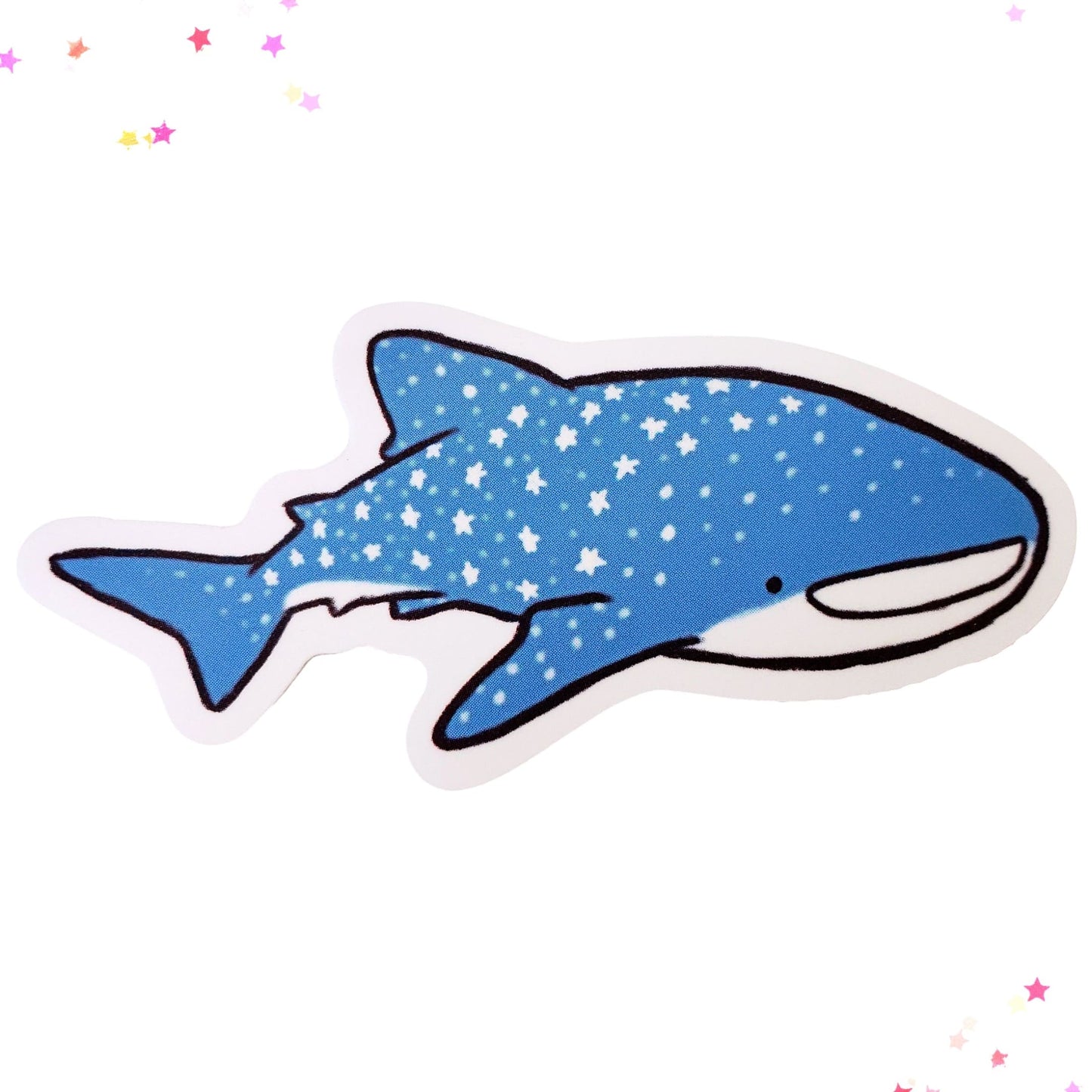 Spotted Whale Shark Waterproof Sticker from Confetti Kitty, Only 1.00