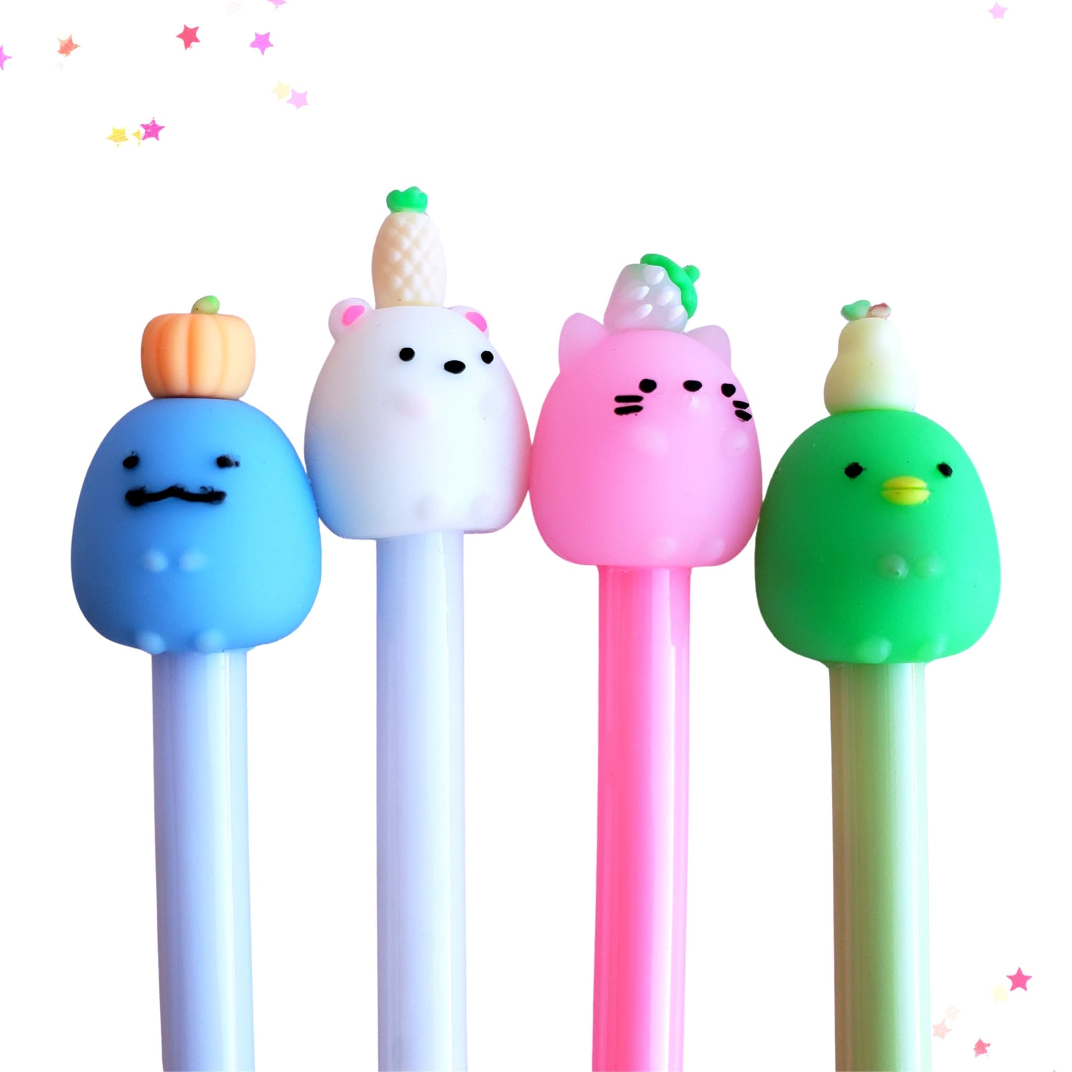 Sumikko Gurashi Friends Gel Pen Set - Confetti Kitty