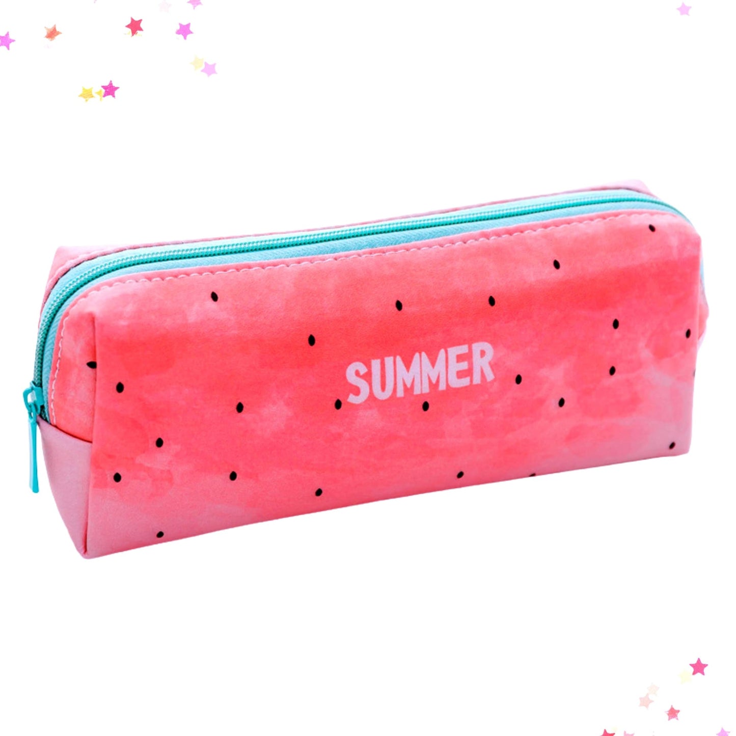 Summer Watermelon Pencil Case Makeup Bag from Confetti Kitty, Only 6.99