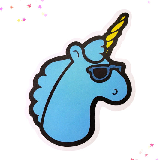 Undercover Unicorn Waterproof Sticker from Confetti Kitty, Only 1.00