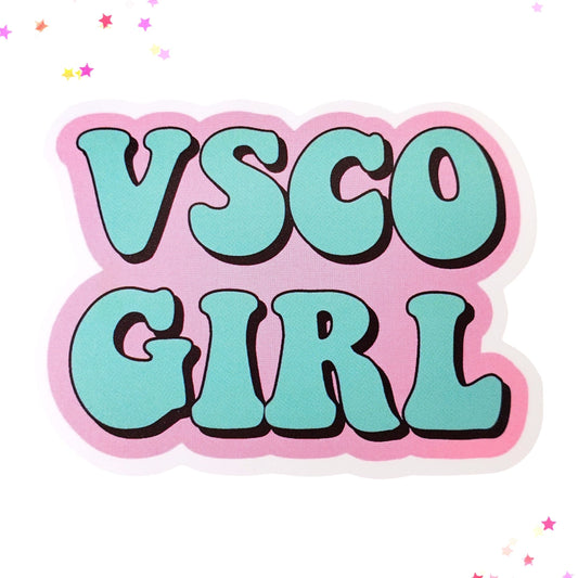 VSCO Girl Waterproof Sticker from Confetti Kitty, Only 1.00