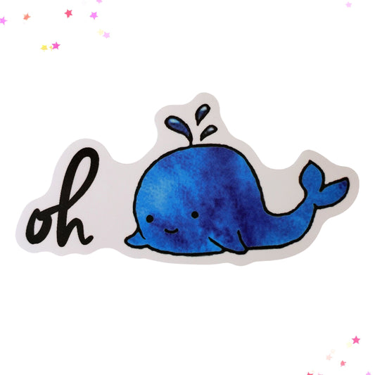 Oh Whale Waterproof Sticker from Confetti Kitty, Only 1.00