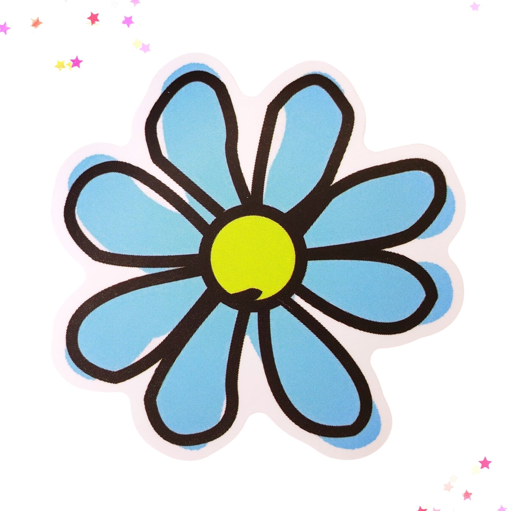 Whimsical Flower Waterproof Sticker from Confetti Kitty, Only 1.00